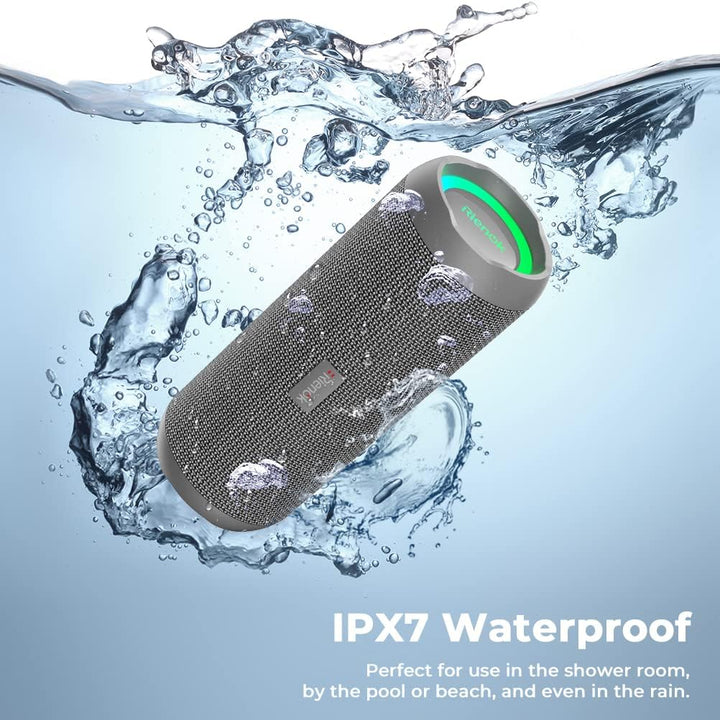 RIENOK - Bocina Bluetooth 30W portátil con emparejamiento dual, son...