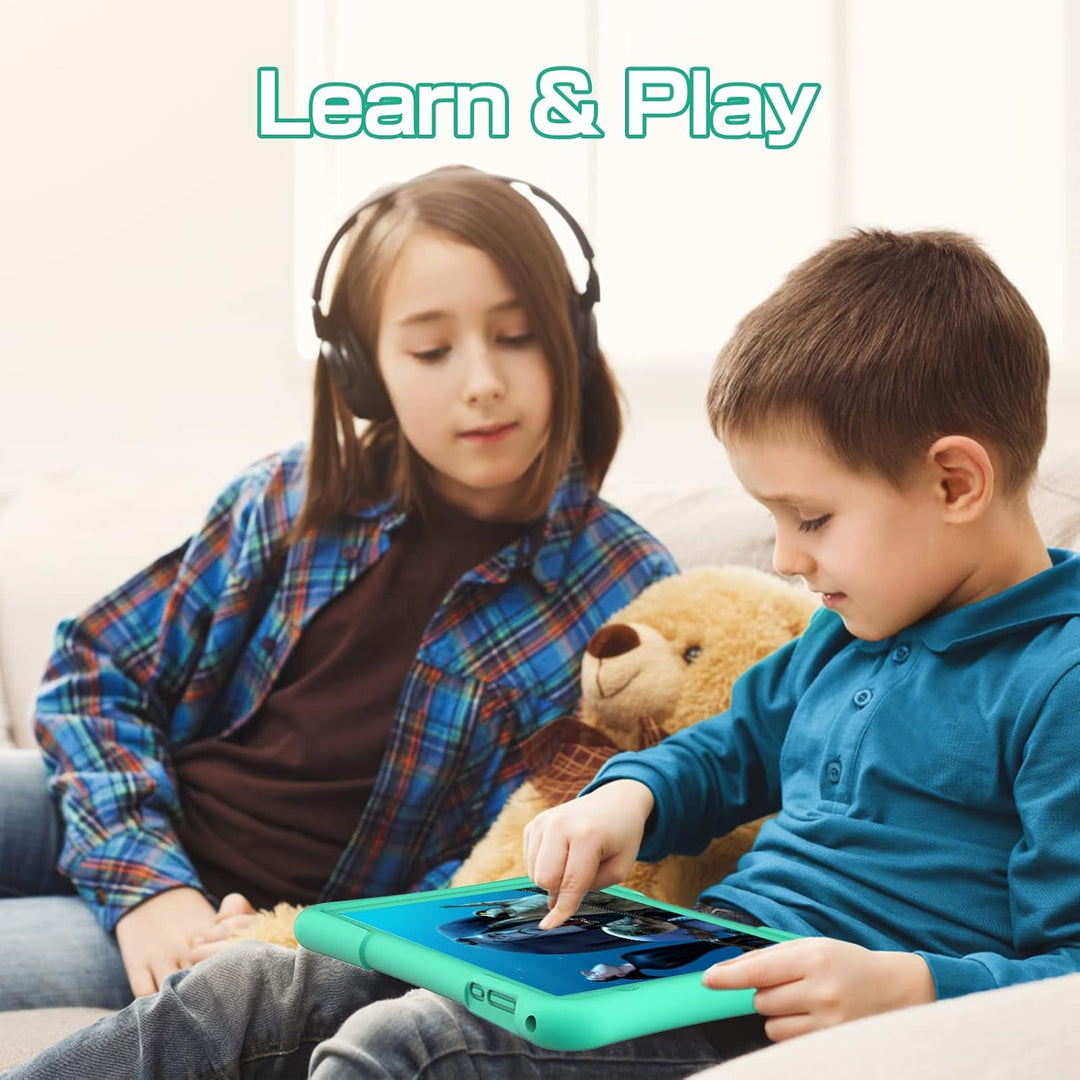 PRITOM Tableta para niños de 10 pulgadas Android 14, 32GB, Quad-Cor...