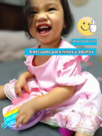 Paquete de 4 juguetes para ansiedad de reventar burbujas para niños, mariposa Pop It, gato Pop It, juego de juguetes sensoriales de ratón y gatito, juguetes sensoriales de animales para la ansiedad