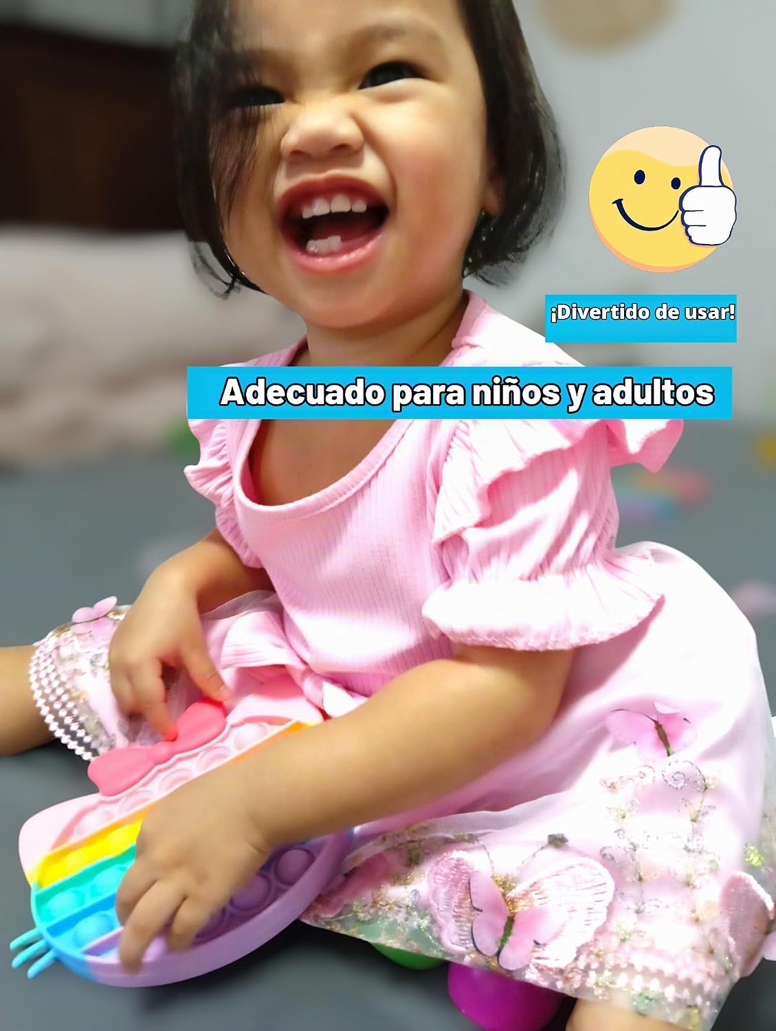 Paquete de 4 juguetes para ansiedad de reventar burbujas para niños, mariposa Pop It, gato Pop It, juego de juguetes sensoriales de ratón y gatito, juguetes sensoriales de animales para la ansiedad