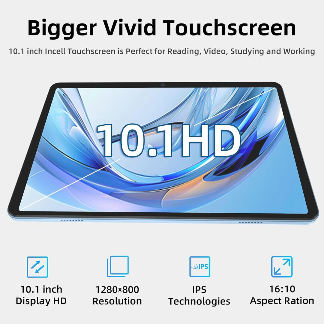 Tablet Android 16 actualizada 2026 de 10.1 pulgadas, procesador Oct...