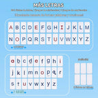 JoyCat Azulejos magnéticos de letras 234PCS, alfabeto, tablero magnético de