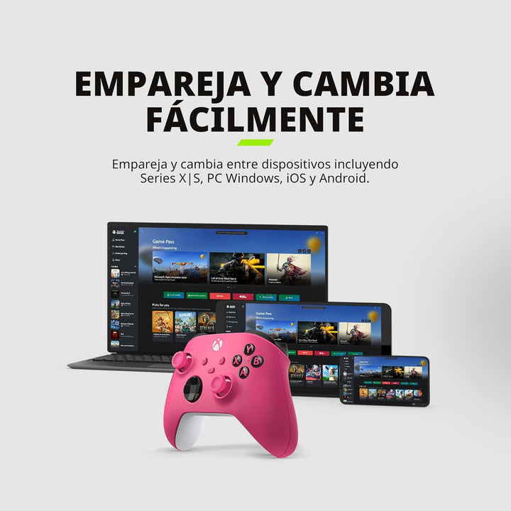 Xbox Wireless Gaming Controller (2025) \u2013 Deep Pink \u2013 Play...