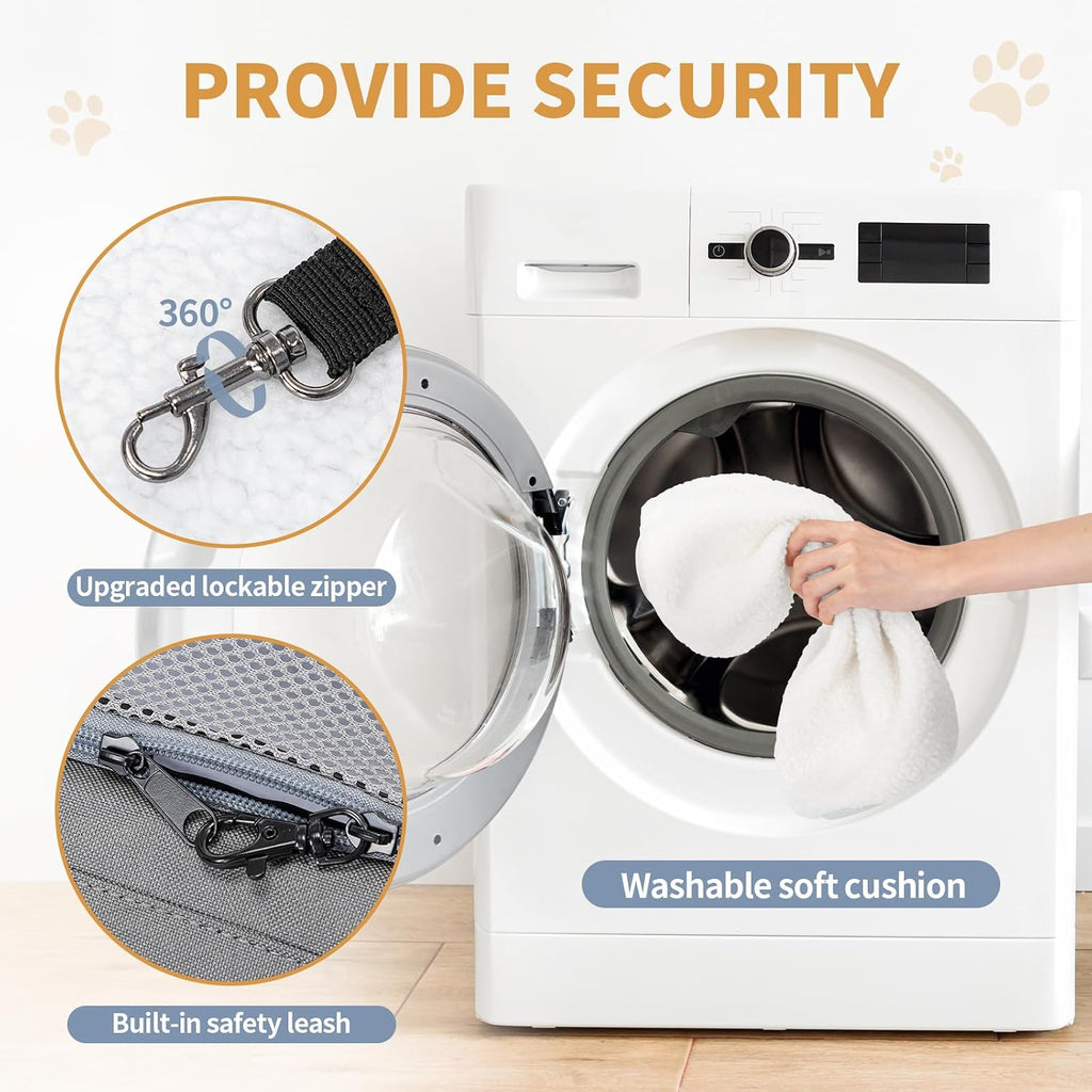 Petsfit Transportador de aerolíneas para gatos pequeños, colocación bidireccional, hasta 9 lb
