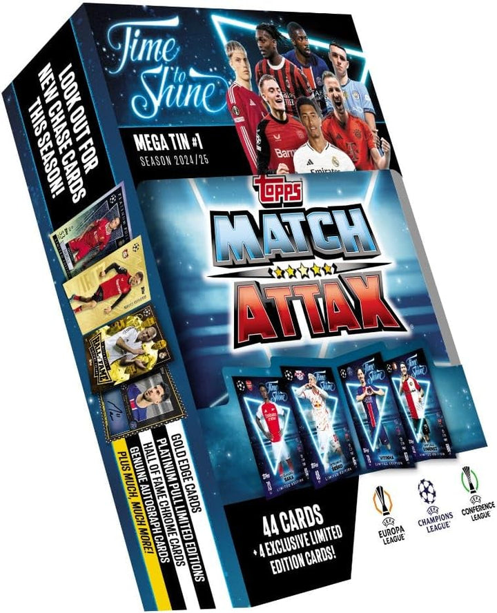 Topps Match Attax 24/25 - Mega lata aleatoria - Contiene