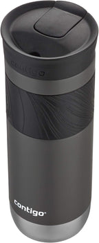 Contigo - Taza de viaje con aislamiento y con Snapseal (cierre por presión), 20 onzas fluidas, diseño saque, maíz azul, con asa