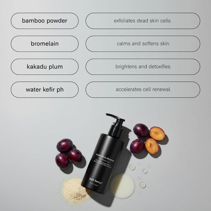 Jack Henry Limpiador facial hidratante (6.6 fl oz) \u2013 Limpiador...