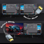 Paquete de 4 cables HDMI de 6 pies