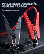 TREKURE Arrancador de batería de coche 8000A 26800mAh, arrancador de coche portátil para todos los motores de gasolina y diésel de 12L, banco de energía y puente de batería, batería portátil de coche