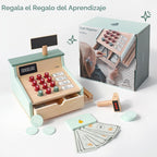 PairPear Caja Registradora de Juguete de Madera, Juguetes de Juego