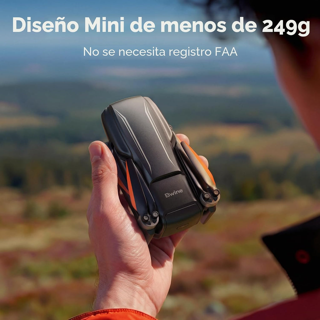 Bwine F7MINI 4K Video 8K Photo Drones con Camera para Adults 3-Axis Gimbal