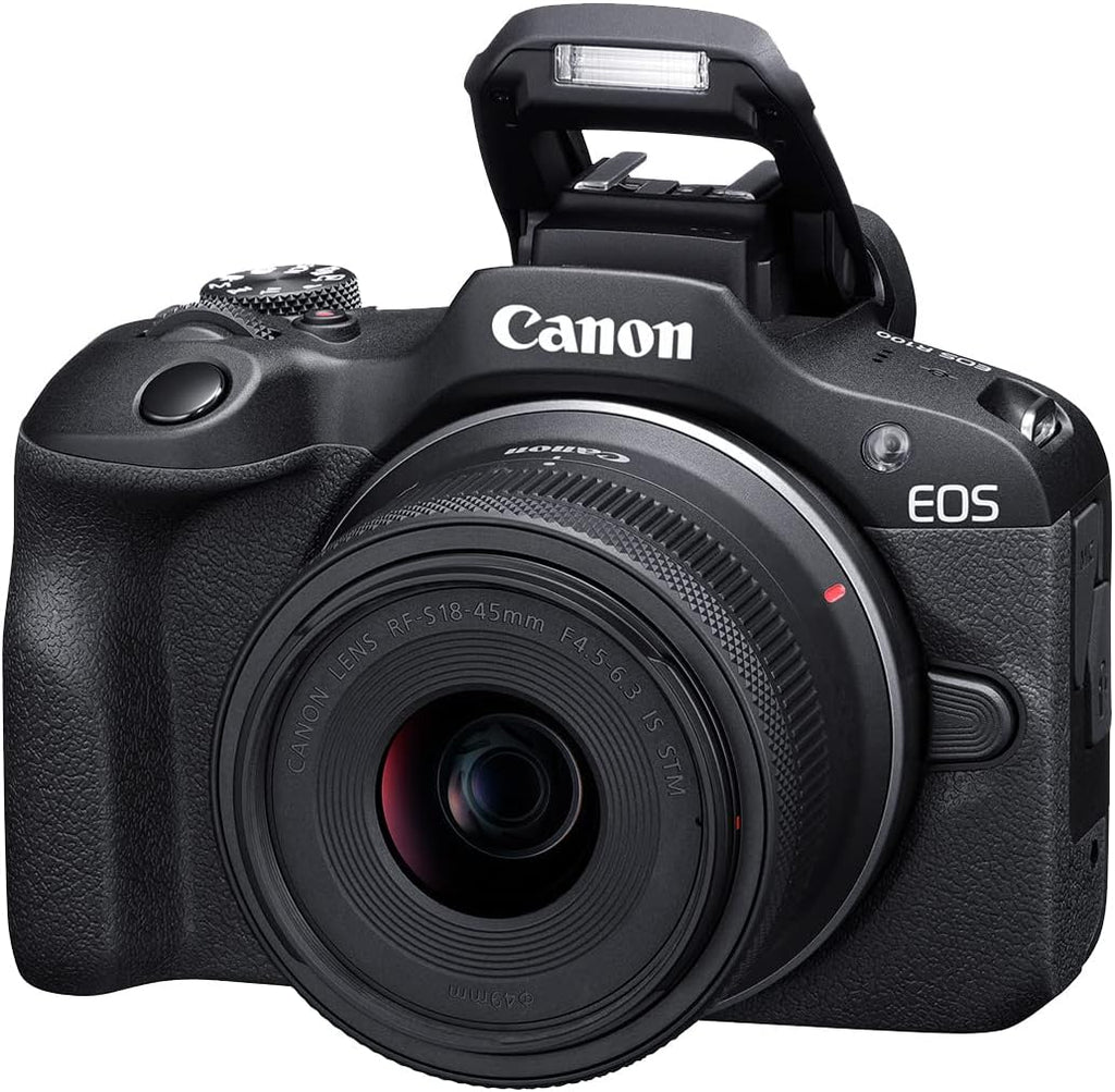 Canon Cámara sin espejo EOS R100 con lentes de 0.709-1.772