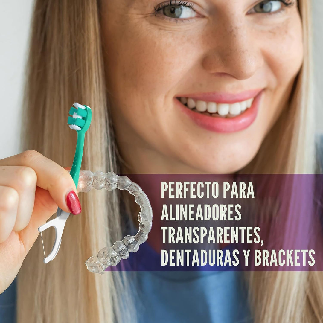GuruNanda Cepillo de dientes desechable listo para usar de 6 en 1,...