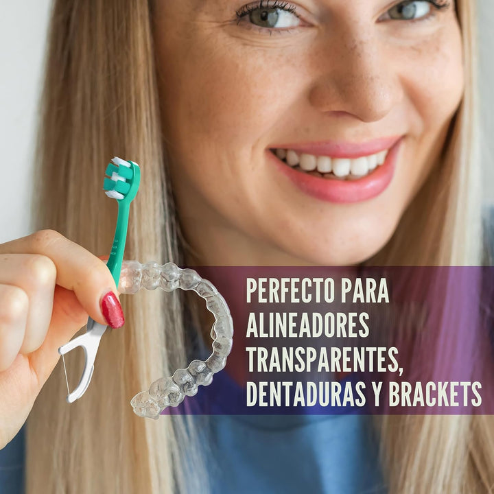 GuruNanda Cepillo de dientes desechable listo para usar de 6 en 1,...