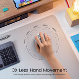HOTWEEMS D-09 - Ratón inalámbrico para laptop, ergonómico Plus, mou...