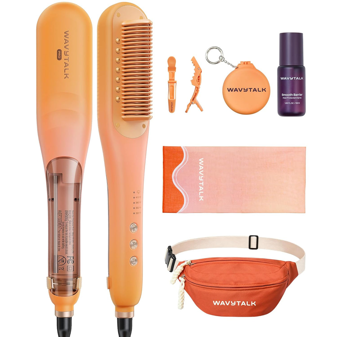 Wavytalk Spotlight Sleek Steamline Pro Festival Bundle, cepillo ali...