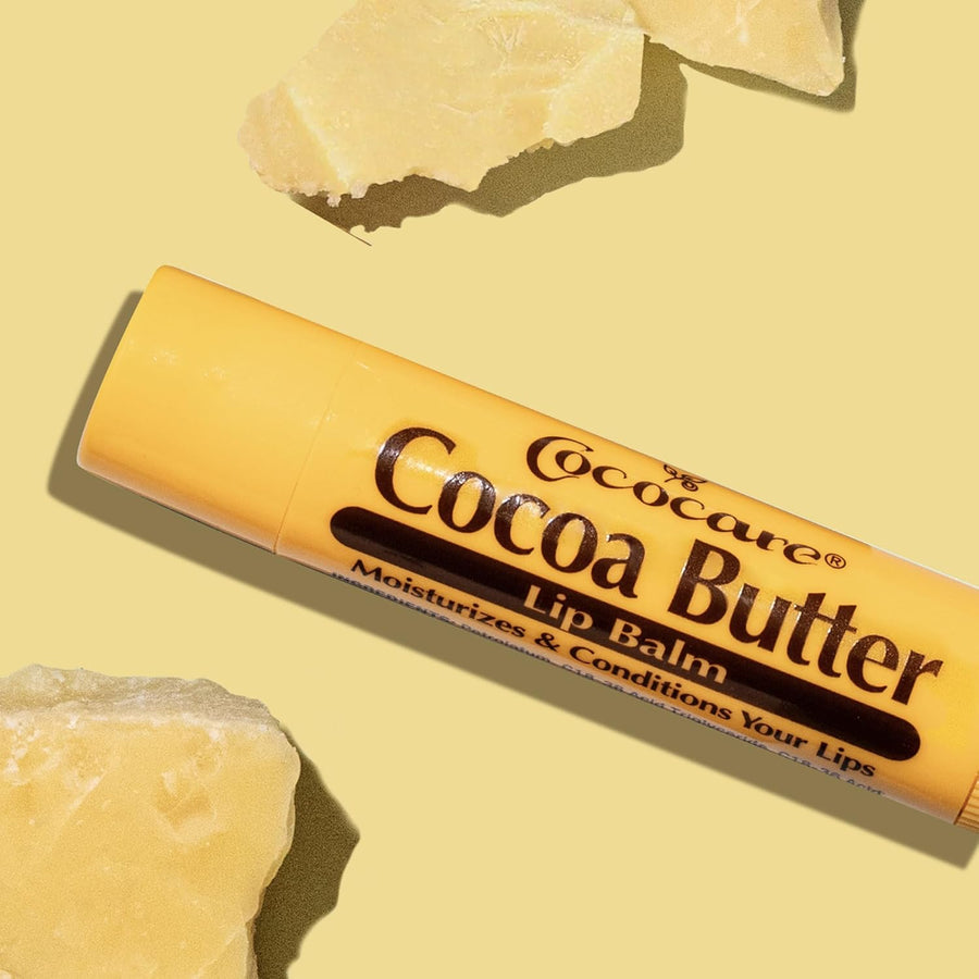 Cococare Bálsamo labial de manteca de cacao, The Little Yellow Stic...