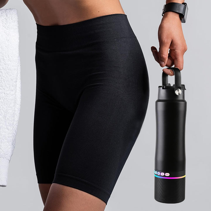 KAKULO Botella de agua con altavoz Bluetooth portátil, botellas de...