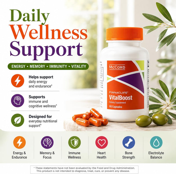 Extracto de hoja de olivo VitalBoost \u2013 Apoya el crecimiento ce...