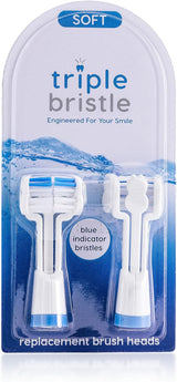 Triple Bristle Recambios de cabeza de cepillo de repuesto, innovado...