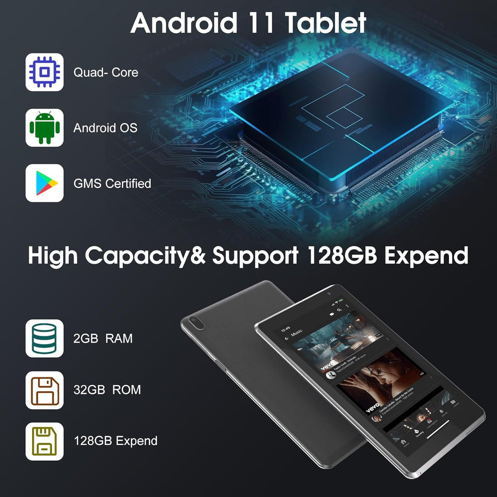 RUIQIAI Tablet de 7 pulgadas, Tablet Android