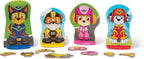 Melissa & Doug Juego de actividades magnéticas de madera de Paw Patrol