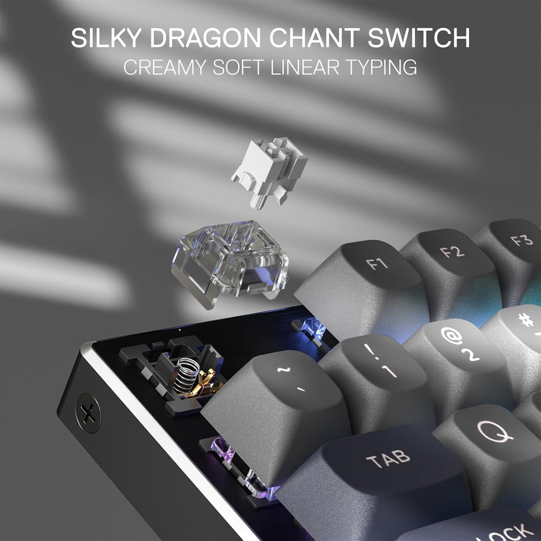 Redragon K556 SE - Teclado para juegos con cable, teclado mecánico...