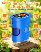 Microscopio portátil digital 1000X para niños, juguetes y regalos