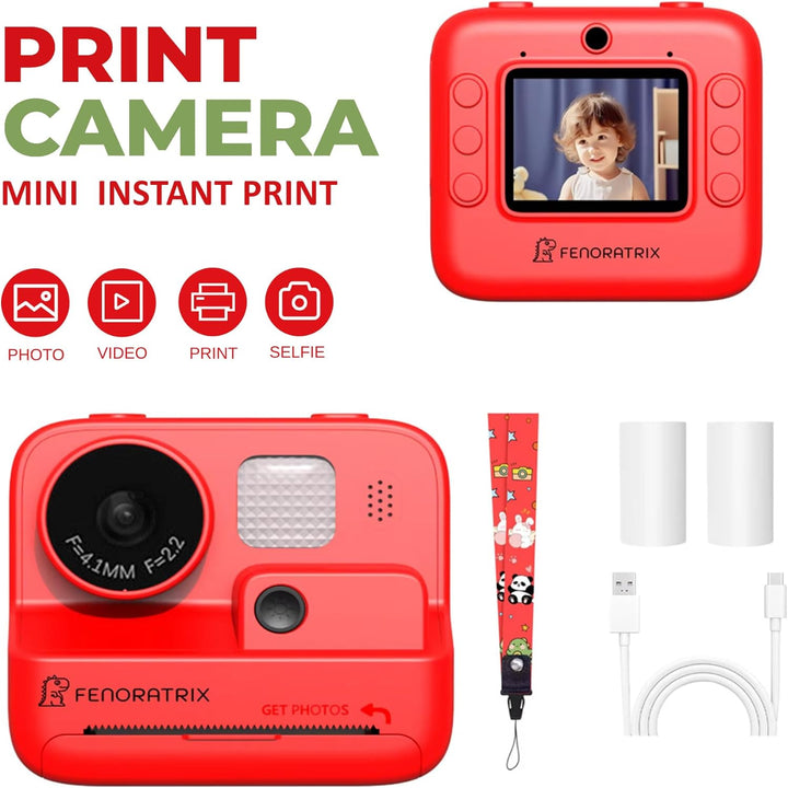 Cámara de impresión instantánea para niños \u2013 Sin necesidad de...