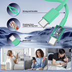 QZIIW Cargador Samsung súper rápido tipo C, cargador rápido USB C de doble