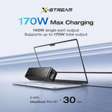 EF ECOFLOW Rapid Power Bank - Cargador portátil de 25,000 mAh, 170...