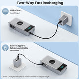 Cargador portátil 5 en 1 para iPhone, banco de energía de 40800 mAh...
