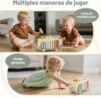 Vanplay Juguetes Montessori para niños de 1 a 2 años, juguete martillador