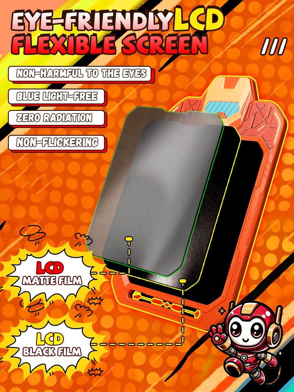 Tableta de escritura LCD Fullware para niños de 10 pulgadas Mech Ir...