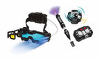 SpyX / Set de Explorador Nocturno - Incluye gafas de misión nocturna / alarma de movimiento / disfrazadora de voz / bolígrafo de tinta invisible.