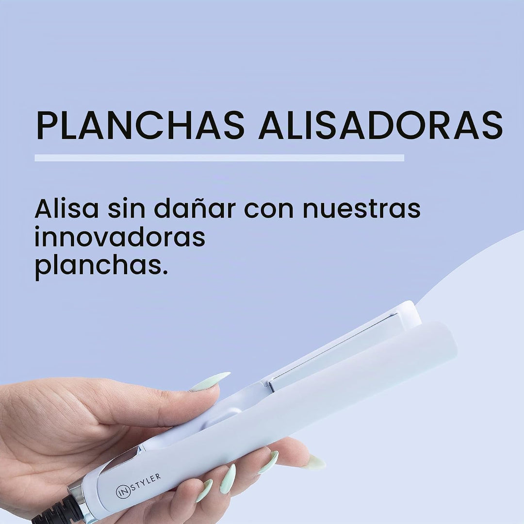 InStyler Plancha de pelo de cerámica Curation \u2013 Plancha plana...