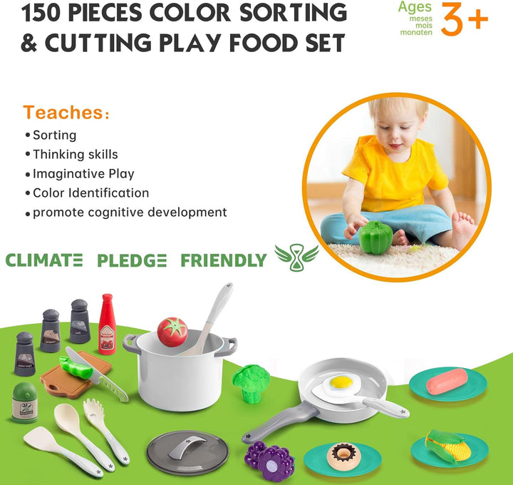 Juego de cocina de 150 piezas, accesorios de utensilios de cocina d...