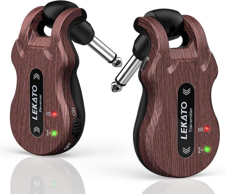 LEKATO Sistema Inalámbrico para Guitarra 5.8 Transmisor Receptor In...