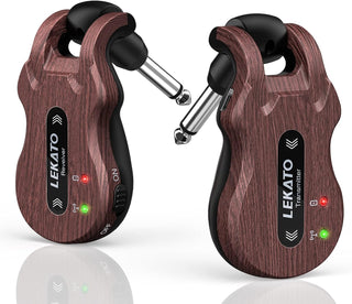 LEKATO Sistema Inalámbrico para Guitarra 5.8 Transmisor Receptor In...