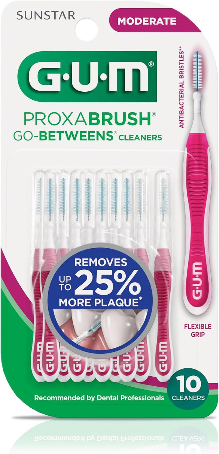GUM Proxabrush Go-Betweens - Moderado - Cepillos interdentales - Pa...