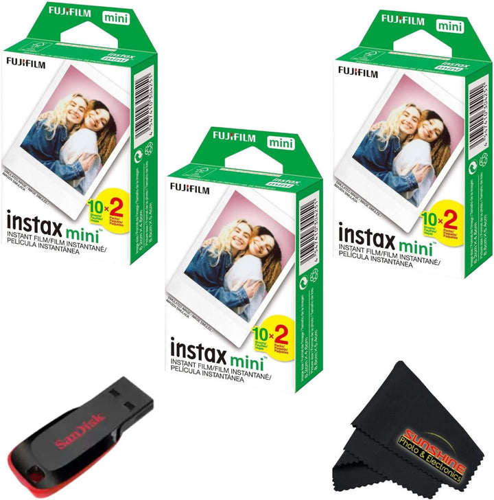 Fujifilm Instax mini película instantánea de luz diurna (paquetes d...