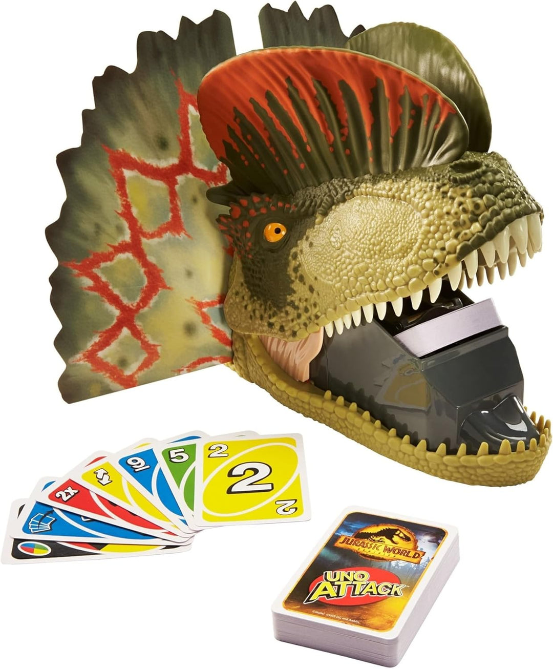 Mattel Games UNO Attack Jurassic World Domination Juego de Cartas p...