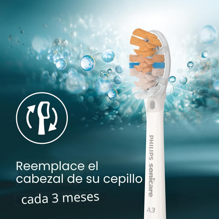 Philips Sonicare A3 Todo en Uno - Cabezales de repuesto genuinos pa...