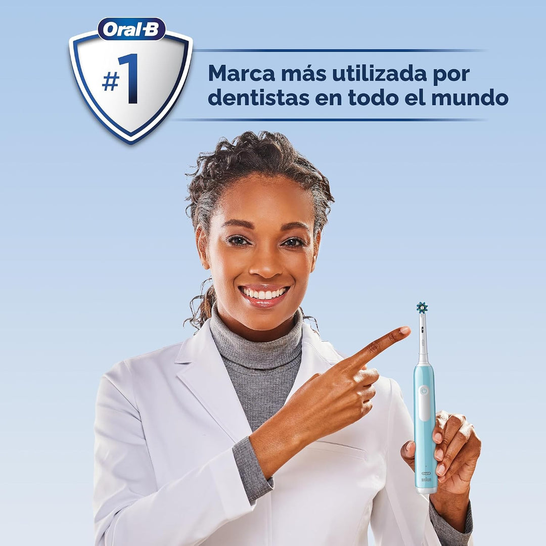 Oral-B Pro 1000 CrossAction - Cepillo de dientes eléctrico, Verde