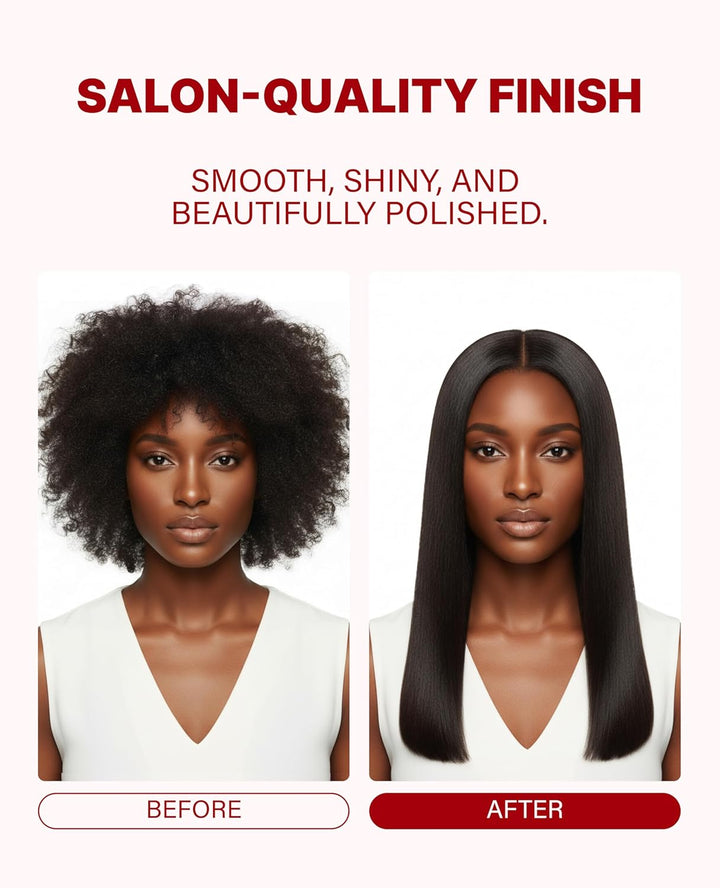 GLAMPALM Alisador de Cabello Plancha Plana de Cerámica de 1.5 pulga...