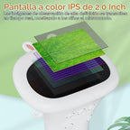 Microscopio para niños, SKYBASIC pantalla IPS de 2" 1000X microscopios digitales de mano microscopios HD de bolsillo mini microscopio USB portátil cámara, compatible con PC, regalos educativos de