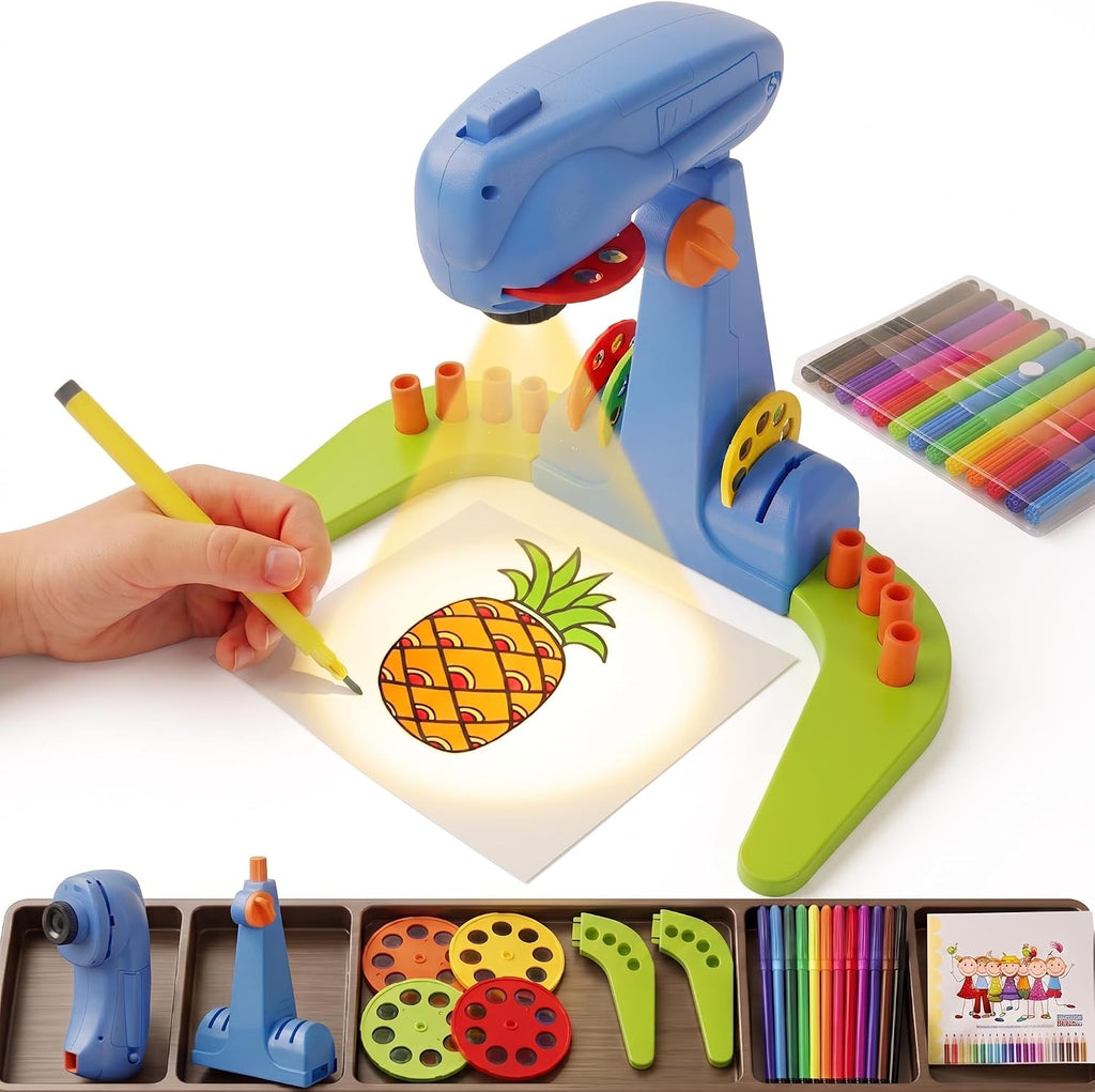 LEERFEI Smart Art Sketcher y Proyector de Dibujo - Set de Juguete para Niños de 3 a 8 años