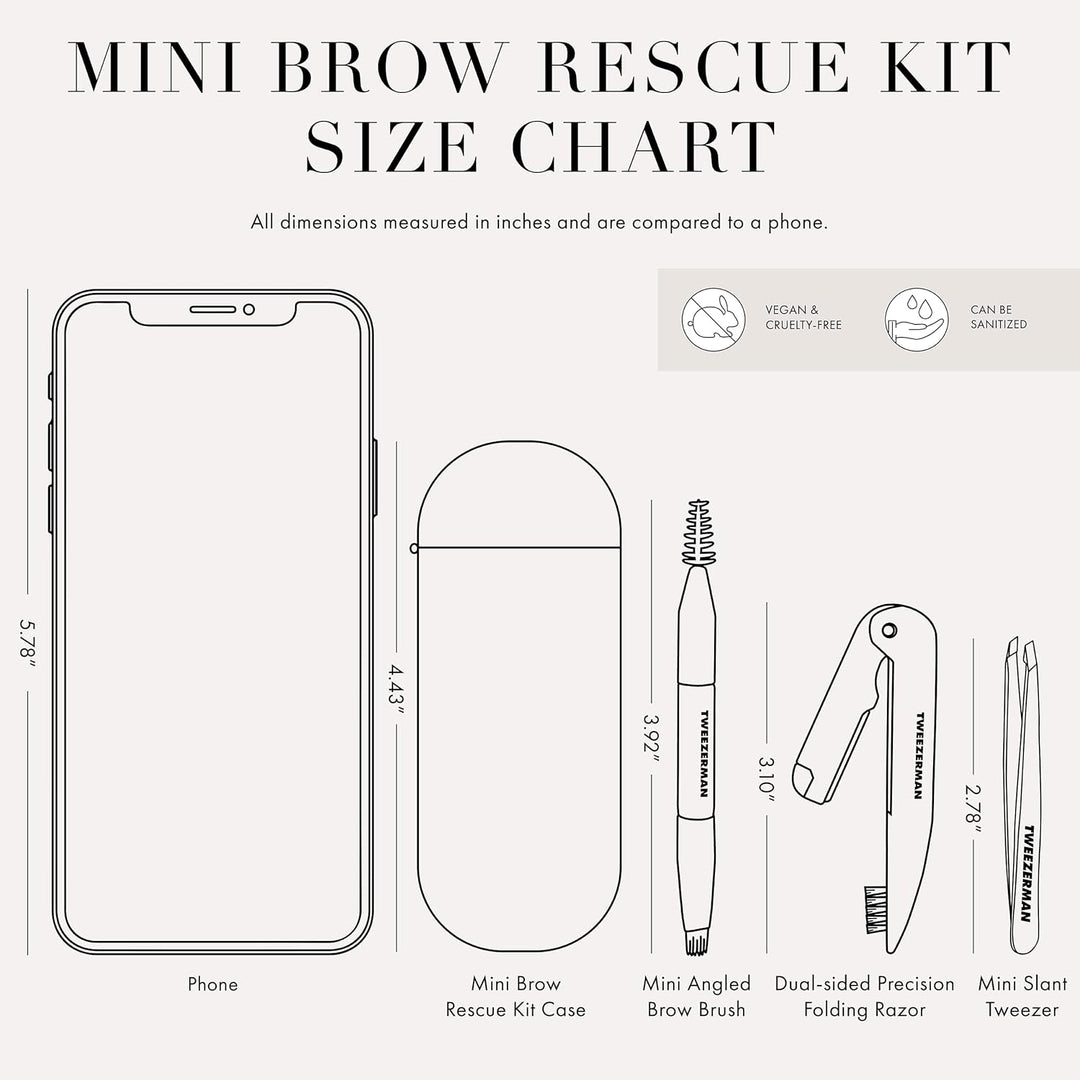 Tweezerman Mini kit de rescate de cejas