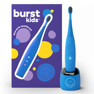 Cepillo de dientes eléctrico Burst para niños y niños pequeños (azu...