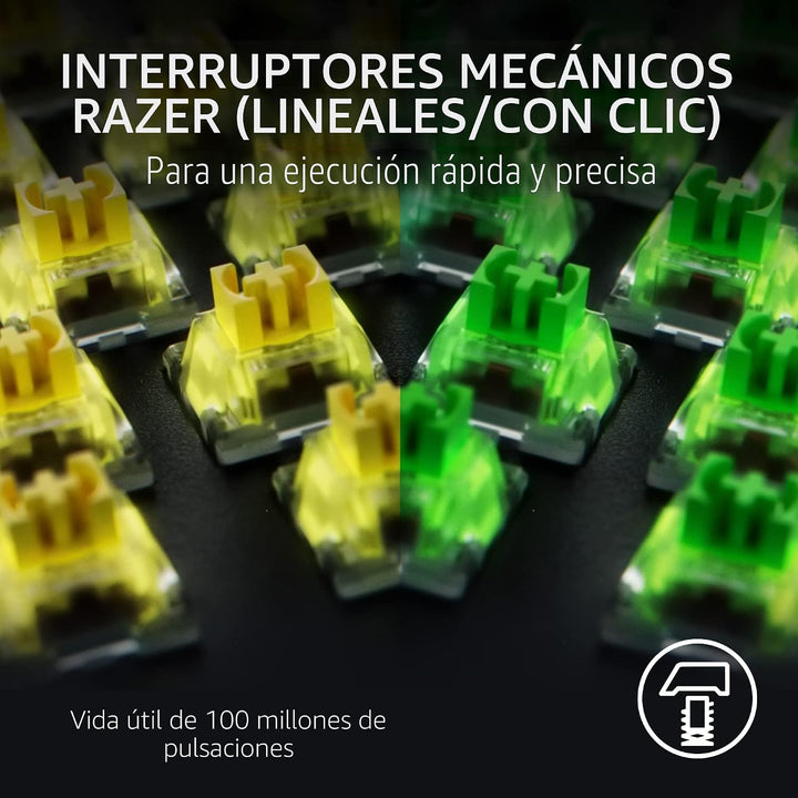 Razer BlackWidow V4 Pro Teclado mecánico para juegos con cable: Tec...